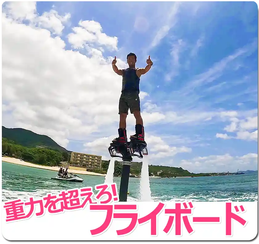 マリンスポーツオプションのフライボード